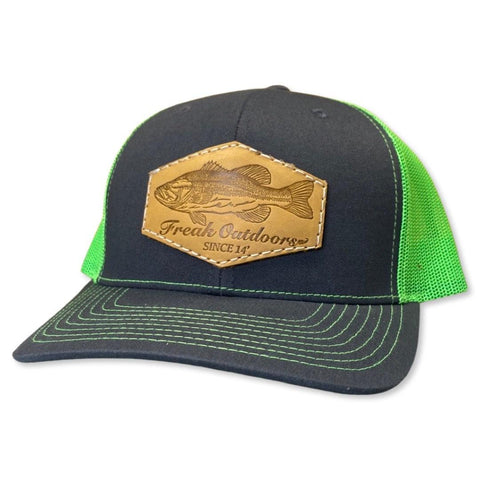Catchin' 9's Leather Patch Snapback (4 options) - Freak Outdoors