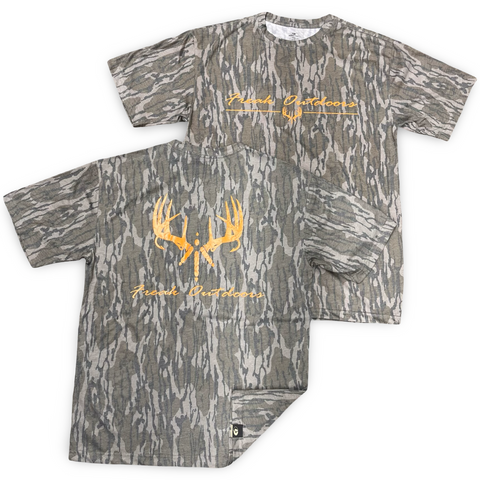 Mossy Oak Bottomland Tee - Hunter's Orange Edition