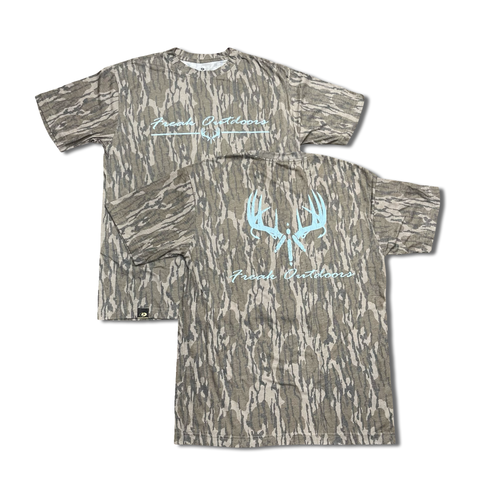 Mossy Oak Bottomland Tee Powder Blue Imprint - Toddler