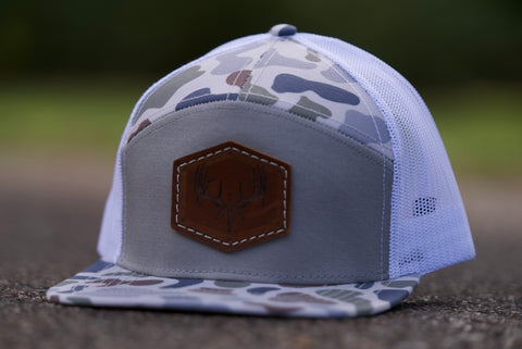 Woodsman - Steel Leather Patch