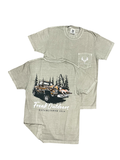 Buck In A Truck - Pocket Tee (3 Colors)