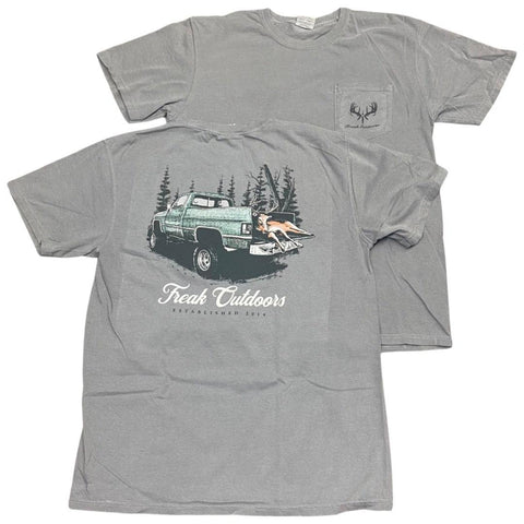 Buck In A Truck Pocket Tee- (3 options) - Freak Outdoors